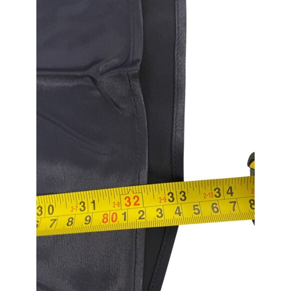 Boden Womens Flowy Skirt UK 12 US 8 Navy Blue Satin Midi Length R0231 NWT - Picture 13 of 15